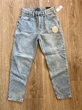 GAP Light Wash High-Rise Relaxed Jeans